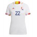 Belgien Charles De Ketelaere #22 Fußballbekleidung Auswärtstrikot Damen WM 2022 Kurzarm